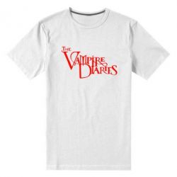 Мужская футболка премиум Дневники Вампира Лого - PrintSalon