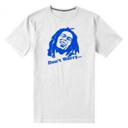 Чоловіча преміум футболка don't Worry (Bob Marley)