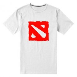 Мужская футболка премиум Dota Logo Дота - PrintSalon