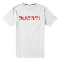 Мужская футболка премиум Ducati Vintage - PrintSalon