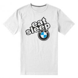 Мужская футболка премиум Eat, sleep, BMW - PrintSalon
