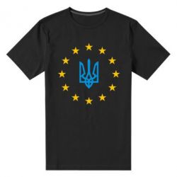 Мужская футболка премиум ЕвроУкраїна - PrintSalon