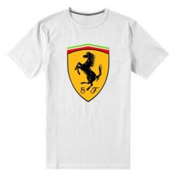 Мужская футболка премиум Ferrari - PrintSalon
