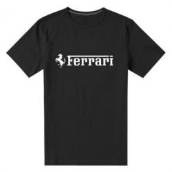 Мужская футболка премиум Ferrari - PrintSalon