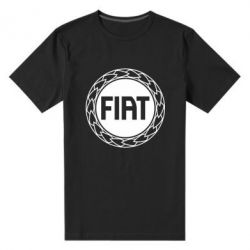 Мужская футболка премиум Fiat logo - PrintSalon