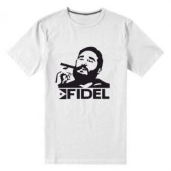 Мужская футболка премиум Fidel Castro - PrintSalon