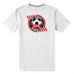 Мужская футболка премиум ФК Кривбасс Кривой Рог - PrintSalon