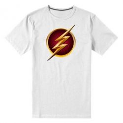 Мужская футболка премиум Flash Logo Art - PrintSalon