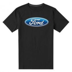 Мужская футболка премиум Ford 3D Logo - PrintSalon