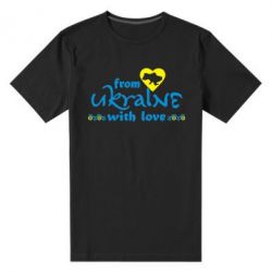 Чоловіча преміум футболка From Ukraine (вишиванка) - PrintSalon