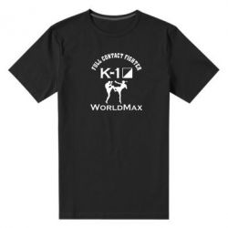 Мужская футболка премиум Full contact fighter K-1 Worldmax - PrintSalon