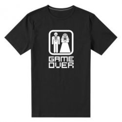 Мужская футболка премиум Game Over - PrintSalon