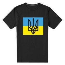 Мужская футболка премиум Герб на прапорі - PrintSalon