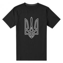 Мужская футболка премиум Герб України (полий) - PrintSalon