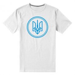 Мужская футболка премиум Герб України - PrintSalon