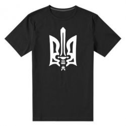 Мужская футболка премиум Герб з мечем - PrintSalon