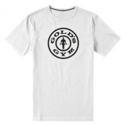 Мужская футболка премиум Gold's Gym - PrintSalon