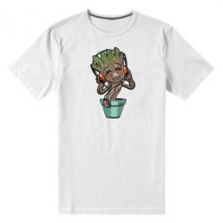 Мужская футболка премиум Groot - PrintSalon