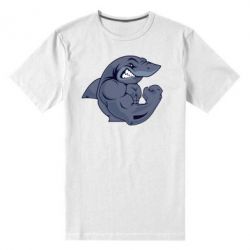 Мужская футболка премиум Gym Shark - PrintSalon