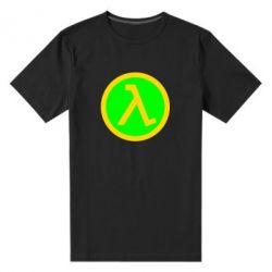 Чоловіча преміум футболка Half Life Logo - PrintSalon