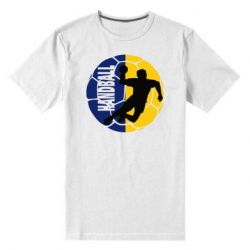 Мужская футболка премиум Handball Logo - PrintSalon