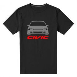 Мужская футболка премиум Honda Civic - PrintSalon