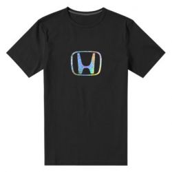 Мужская футболка премиум Honda logo Голограмма - PrintSalon