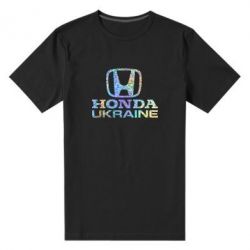 Мужская футболка премиум Honda Ukraine Голограмма - PrintSalon