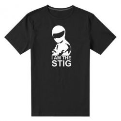 Мужская футболка премиум I am the Stig - PrintSalon