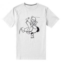 Мужская футболка премиум Judo Fighters - PrintSalon