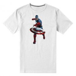 Мужская футболка премиум Кэп - PrintSalon