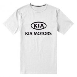 Мужская футболка премиум Kia Logo - PrintSalon