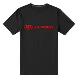 Мужская футболка премиум Kia Motors Logo - PrintSalon