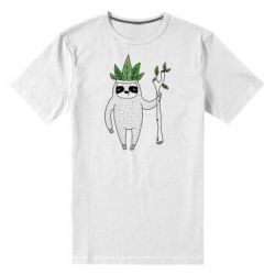 Мужская футболка премиум King sloths - PrintSalon