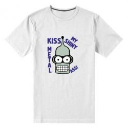 Мужская футболка премиум Kiss metal - PrintSalon