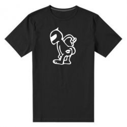 Мужская футболка премиум Kiss my racer`s ass - PrintSalon