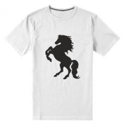 Мужская футболка премиум Конь - PrintSalon