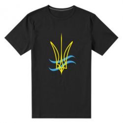 Мужская футболка премиум Кумедний герб України - PrintSalon