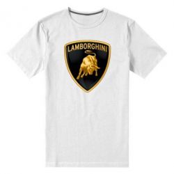Чоловіча преміум футболка Lamborghini Logo - PrintSalon