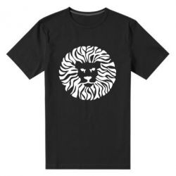 Мужская футболка премиум лев - PrintSalon