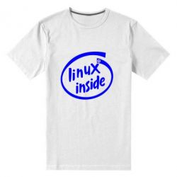 Мужская футболка премиум Linux Inside - PrintSalon