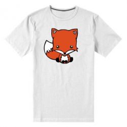 Мужская футболка премиум Лиса - PrintSalon