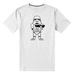 Мужская футболка премиум Little Stormtrooper - PrintSalon