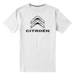 Мужская футболка премиум Логотип Citroen - PrintSalon