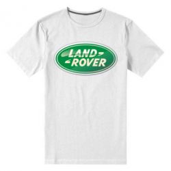Мужская футболка премиум Логотип Land Rover - PrintSalon