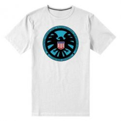 Мужская футболка премиум Логотип Щита - PrintSalon