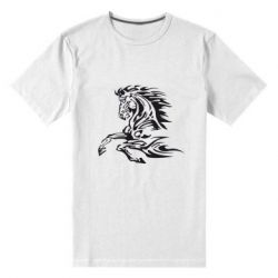 Мужская футболка премиум Лошадь - PrintSalon