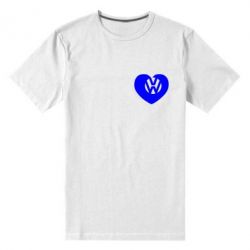 Мужская футболка премиум Love Volkswagen - PrintSalon