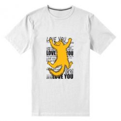 Мужская футболка премиум Love you - PrintSalon