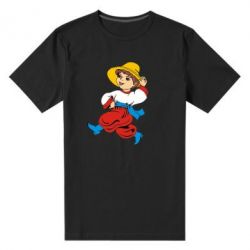 Чоловіча преміум футболка Маленький українець - PrintSalon